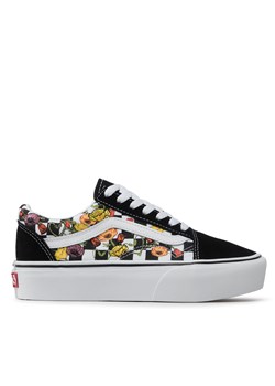 Tenisówki Vans Old Skool Plat VN0A5KRGBML1 Poppy/Checkerboard Black ze sklepu eobuwie.pl w kategorii Trampki damskie - zdjęcie 171415166