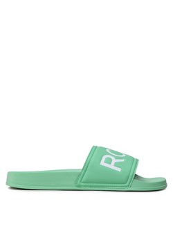 Klapki Roxy ARJL100679 Zielony ze sklepu eobuwie.pl w kategorii Klapki damskie - zdjęcie 171415778