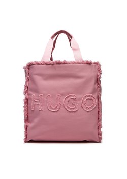 Torebka Hugo Becky Tote C. 50516662 Pink 664 ze sklepu eobuwie.pl w kategorii Torby Shopper bag - zdjęcie 171416335