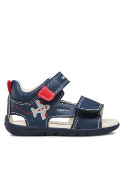 Sandały Geox B Sandal Tapuz Boy B150XB000BCC4245 Lt Navy/Red ze sklepu eobuwie.pl w kategorii Buciki niemowlęce - zdjęcie 171416658