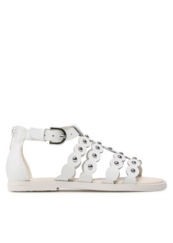 Sandały Geox J Sandal Karly Girl J3535D043BCC1000 S White ze sklepu eobuwie.pl w kategorii Sandały dziecięce - zdjęcie 171416735