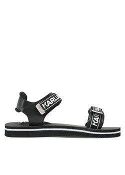 Sandały Karl Lagerfeld Kids Z19100 S Czarny ze sklepu eobuwie.pl w kategorii Sandały damskie - zdjęcie 171417195