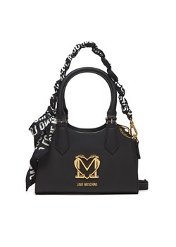 Torebka LOVE MOSCHINO JC4284PP0IKJ100A Nero/Foulard ze sklepu eobuwie.pl w kategorii Kuferki - zdjęcie 171417588