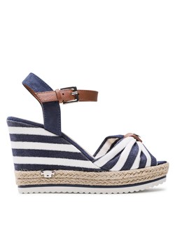 Espadryle Tom Tailor 3290212 White/Navyy ze sklepu eobuwie.pl w kategorii Espadryle damskie - zdjęcie 171418318