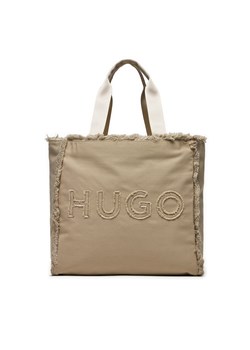 Torebka Hugo Becky Tote C. 50516662 Gray 031 ze sklepu eobuwie.pl w kategorii Torby Shopper bag - zdjęcie 171418906
