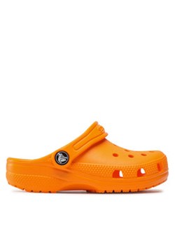 Crocs Klapki Classic Clog K 206991 Pomarańczowy ze sklepu MODIVO w kategorii Klapki dziecięce - zdjęcie 171420139