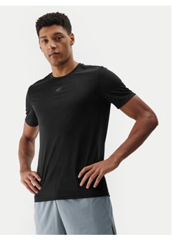 4F Koszulka techniczna 4FWSS24TFTSM697 Czarny Regular Fit ze sklepu MODIVO w kategorii T-shirty męskie - zdjęcie 171420435