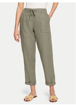 Olsen Spodnie materiałowe 14002162 Zielony Regular Fit ze sklepu MODIVO w kategorii Spodnie damskie - zdjęcie 171420546