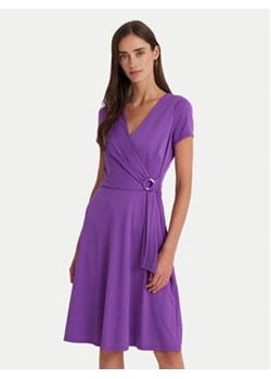 Lauren Ralph Lauren Sukienka codzienna 250868161011 Fioletowy Regular Fit ze sklepu MODIVO w kategorii Sukienki - zdjęcie 171420776