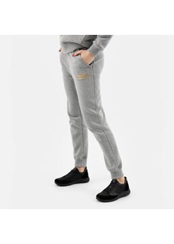 Popielate Spodnie Dresowe Damskie Bawełniane ze sklepu Wojas w kategorii Spodnie damskie - zdjęcie 171421055