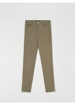Sinsay - Spodnie z wysokim stanem - zielony ze sklepu Sinsay w kategorii Spodnie damskie - zdjęcie 171422258