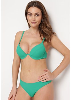 Zielone Bikini Biustonosz z Usztywnianymi Miseczkami i Majtki Typu Figi Regulowanymi Ramiączkami Ellati ze sklepu Born2be Odzież w kategorii Stroje kąpielowe - zdjęcie 171422859