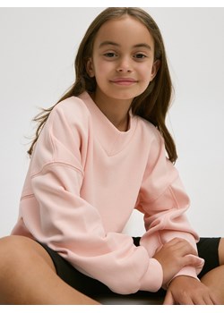 Reserved - Gładka bluza z bawełną - koralowy ze sklepu Reserved w kategorii Bluzy dziewczęce - zdjęcie 171425617