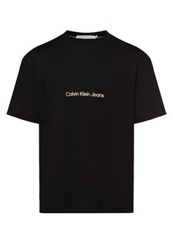 Calvin Klein Jeans Koszulka męska Mężczyźni Bawełna czarny nadruk ze sklepu vangraaf w kategorii T-shirty męskie - zdjęcie 171426016