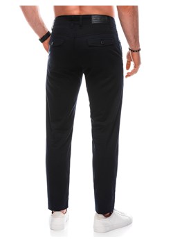 Spodnie męskie chino 1466P - czarne ze sklepu Edoti w kategorii Spodnie męskie - zdjęcie 171427995