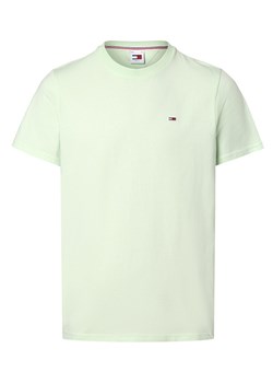 Tommy Jeans Koszulka męska Mężczyźni Bawełna seledynowy jednolity ze sklepu vangraaf w kategorii T-shirty męskie - zdjęcie 171428037