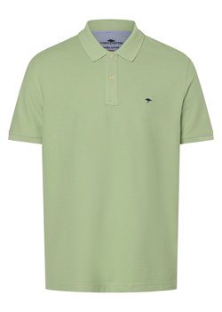 Fynch-Hatton Męska koszulka polo Mężczyźni Bawełna seledynowy jednolity ze sklepu vangraaf w kategorii T-shirty męskie - zdjęcie 171428056