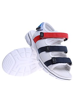 Białe sandały chłopięce na rzepy /C7-2 16018  T187/ ze sklepu Pantofelek24.pl w kategorii Sandały dziecięce - zdjęcie 171428105