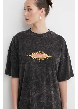 Volcom t-shirt bawełniany damski kolor czarny ze sklepu ANSWEAR.com w kategorii Bluzki damskie - zdjęcie 171429177