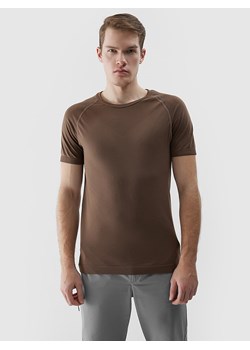 4F Koszulka w kolorze jasnobrązowym do biegania ze sklepu Limango Polska w kategorii T-shirty męskie - zdjęcie 171432648