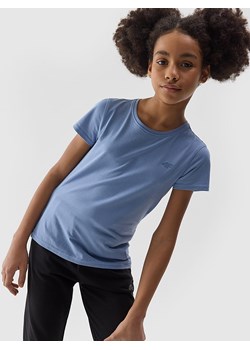 4F Koszulka w kolorze błękitnym ze sklepu Limango Polska w kategorii Bluzki dziewczęce - zdjęcie 171433189