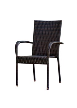 Krzesło z brązowego technorattanu do ogrodu Sottile ze sklepu Bello Giardino w kategorii Krzesła ogrodowe - zdjęcie 171433416