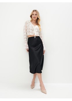 Mohito - Satynowa spódnica midi - czarny ze sklepu Mohito w kategorii Spódnice - zdjęcie 171434375
