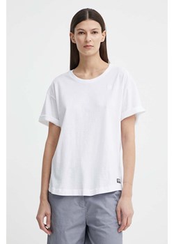 G-Star Raw t-shirt bawełniany damski kolor biały ze sklepu ANSWEAR.com w kategorii Bluzki damskie - zdjęcie 171435826