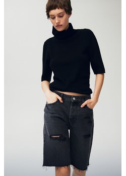 H & M - Szorty dżinsowe Baggy Low - Czarny ze sklepu H&M w kategorii Szorty - zdjęcie 171438356