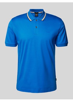 Koszulka polo o kroju slim fit z krótką listwą guzikową ze sklepu Peek&Cloppenburg  w kategorii T-shirty męskie - zdjęcie 171438495