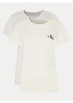 Calvin Klein Jeans Komplet 2 t-shirtów J20J219734 Kolorowy Slim Fit ze sklepu MODIVO w kategorii Bluzki damskie - zdjęcie 171442347
