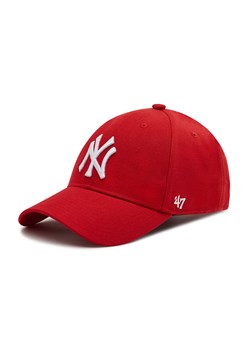 Czapka z daszkiem 47 Brand New York Yankees B-MVPSP17WBP-RD Czerwony ze sklepu eobuwie.pl w kategorii Czapki z daszkiem damskie - zdjęcie 171442567