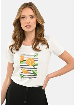 T-shirt z nadrukiem T-VALERY ze sklepu Volcano.pl w kategorii Bluzki damskie - zdjęcie 171443717