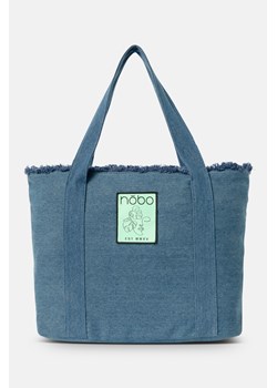 Maxi shopperka Nobo denim niebieska ze sklepu NOBOBAGS.COM w kategorii Torby Shopper bag - zdjęcie 171445667