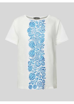 T-shirt z lnu z okrągłym dekoltem model ‘MAGNO’ ze sklepu Peek&Cloppenburg  w kategorii Bluzki damskie - zdjęcie 171447276