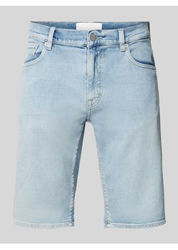 Szorty jeansowe w jednolitym kolorze model ‘NAAILO HEMP’ ze sklepu Peek&Cloppenburg  w kategorii Spodenki męskie - zdjęcie 171447365