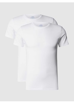 T-shirt z wyhaftowanym logo w zestawie 2 szt. ze sklepu Peek&Cloppenburg  w kategorii Podkoszulki męskie - zdjęcie 171447367