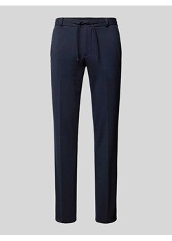 Spodnie w jednolitym kolorze z tunelem ze sklepu Peek&Cloppenburg  w kategorii Spodnie męskie - zdjęcie 171447457