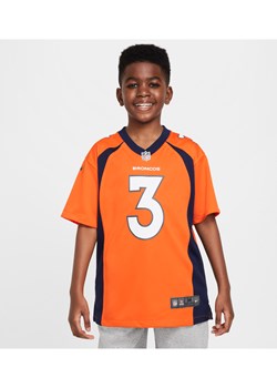 Koszulka do futbolu amerykańskiego dla dużych dzieci NFL Denver Broncos (Russell Wilson) - Pomarańczowy ze sklepu Nike poland w kategorii T-shirty chłopięce - zdjęcie 171447525