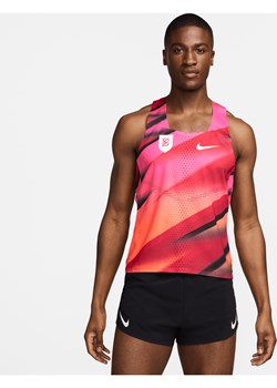 Męska koszulka bez rękawów do biegania Nike AeroSwift Bowerman Track Club - Czerwony ze sklepu Nike poland w kategorii T-shirty męskie - zdjęcie 171447557