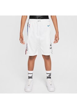 Spodenki dla dużych dzieci Nike Dri-FIT NBA Swingman Brooklyn Nets - Biel ze sklepu Nike poland w kategorii Spodenki chłopięce - zdjęcie 171447606