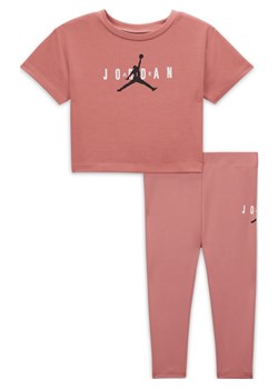 Przyjazny środowisku zestaw z legginsami dla niemowląt (12–24 M) Jordan - Różowy ze sklepu Nike poland w kategorii Komplety dziewczęce - zdjęcie 171447607