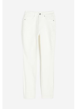 H & M - Skinny High Jeans - Biały ze sklepu H&M w kategorii Jeansy damskie - zdjęcie 171447996
