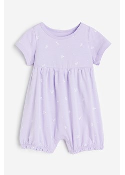 H & M - Kombinezon z krótkim rękawem - Fioletowy ze sklepu H&M w kategorii Odzież dla niemowląt - zdjęcie 171448027