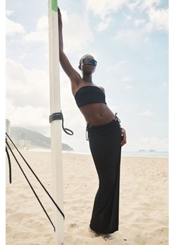 H & M - Dżersejowa spódnica plażowa - Czarny ze sklepu H&M w kategorii Odzież plażowa - zdjęcie 171448119