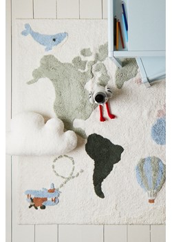 H & M - Puszysty dywanik z mapą świata - Beżowy ze sklepu H&M w kategorii Dywany - zdjęcie 171448137