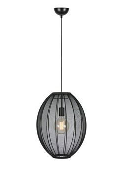 H & M - Florence Lampa Sufitowa Owalna - Czarny ze sklepu H&M w kategorii Lampy wiszące - zdjęcie 171448149