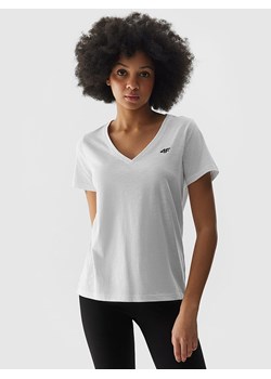 4F Koszulka w kolorze białym ze sklepu Limango Polska w kategorii Bluzki damskie - zdjęcie 171448695