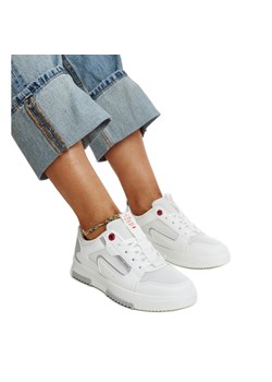 Białe sneakersy damskie Cross Jeans ze sklepu ButyModne.pl w kategorii Buty sportowe damskie - zdjęcie 171449658