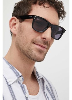Ray-Ban okulary przeciwsłoneczne WAYFARER REVERSE kolor czarny 0RBR0502S ze sklepu PRM w kategorii Okulary przeciwsłoneczne męskie - zdjęcie 171450519